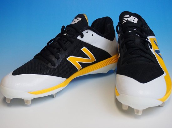 ○New Balance ニューバランス M4040v4○野球スパイク金具メタル○黄色 