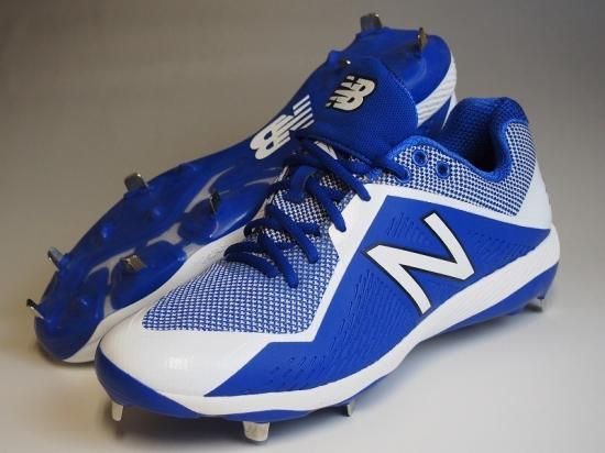 ○New Balance ニューバランス M4040v4○野球スパイク金具メタル○青白