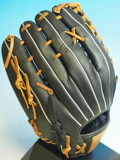○USA Mizuno Select9 ミズノ 黒○硬式 外野手用Iウェブ 12.5