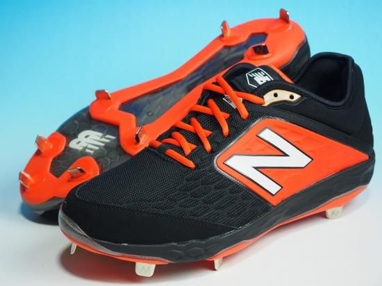 ○New Balance ニューバランス L3000v4○野球スパイク金具メタル○黒 ...