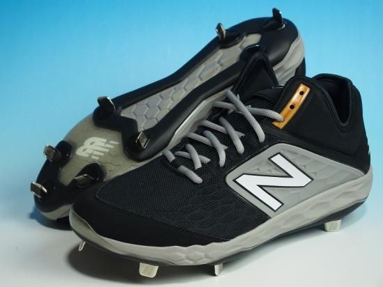 ○New Balance ニューバランス L3000v4○野球スパイク金具メタル○黒