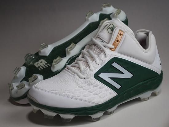 ○New Balance ニューバランス L3000v4○野球スパイク ポイント○白緑