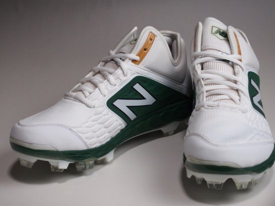 ○New Balance ニューバランス L3000v4○野球スパイク ポイント○白緑