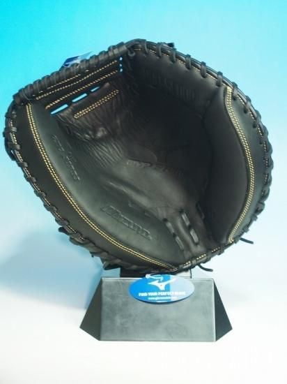 USA Mizuno ミズノ　硬式野球キャッチャーミットブラック 信頼を掴むミズノのキャッチャーミット・プロテクター「號
