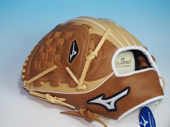 ○USA Mizuno ミズノ Franchise○硬式 投手内野手用バスケットウェブ 11インチ○キャメル クリーム○左投 野球グローブ○アメリカ輸入  刺繍商標 - アメリカ輸入野球用品専門店NEBARU