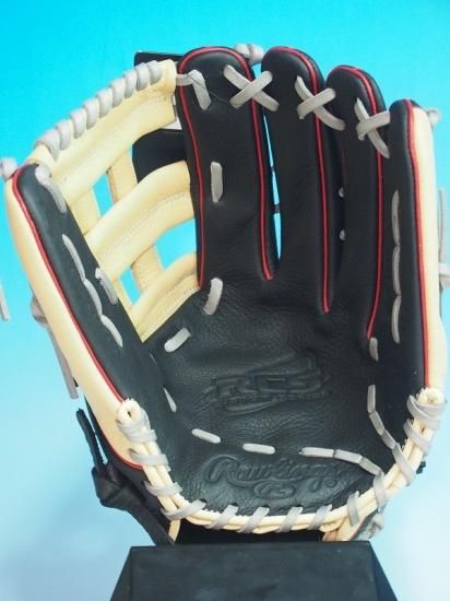 ○USA Rawlings ローリングス RCS○外野手用○黒×キャメル○右投