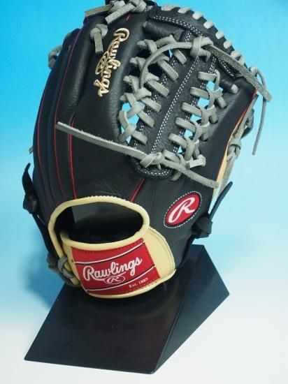 ○USA Rawlings ローリングス RCS○内野手用 Tウェブ○黒×キャメル 