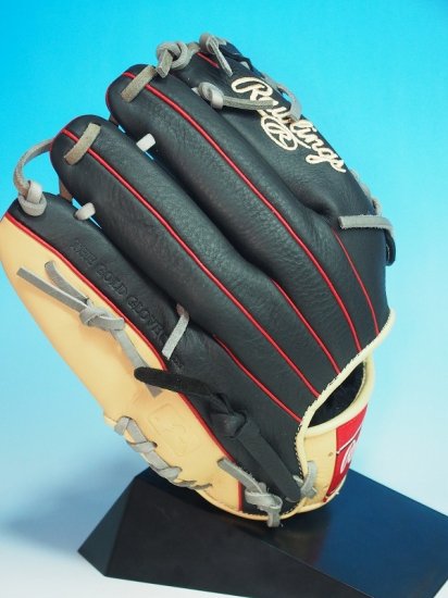 ○USA Rawlings ローリングス RCS○内野手用 Tウェブ○黒×キャメル