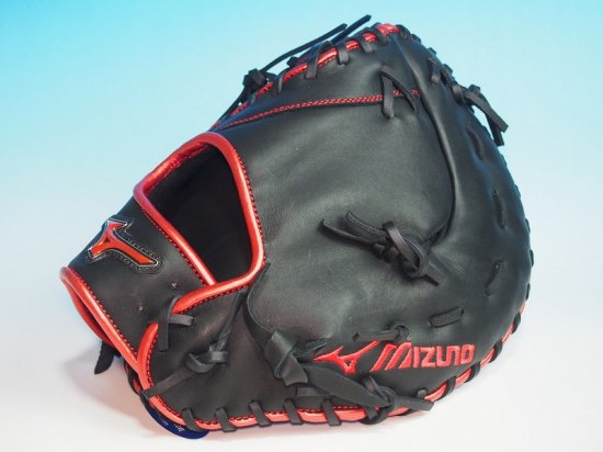 ○USA Mizuno MVP Prime SE8 ミズノ 黒赤○硬式 ファーストミット○左投○アメリカ輸入 刺繍商標 -  アメリカ輸入野球用品専門店NEBARU