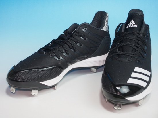 ○adidas アディダス Icon Bounce○野球スパイク 金具メタル○黒 