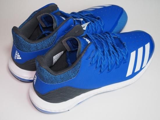 ○adidas アディダス Icon Bounce○野球スパイク 金具メタル○青