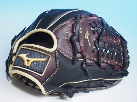 ○USA MIZUNO MVP PRIME ミズノ○硬式 内野手用グローブTUウェブ 黒×赤 