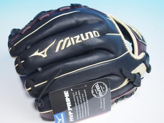 ○USA MIZUNO MVP PRIME ミズノ○硬式 内野手用グローブTUウェブ 黒×赤 