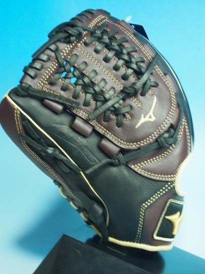 ○USA MIZUNO MVP PRIME ミズノ○硬式 内野手用グローブTUウェブ 黒×赤