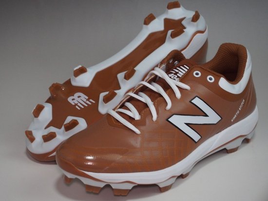 ○New Balance ニューバランス PL4040v5○野球スパイク ポイント○オレンジ ローカット○アメリカ輸入 限定仕入れ - アメリカ輸入野球 用品専門店NEBARU