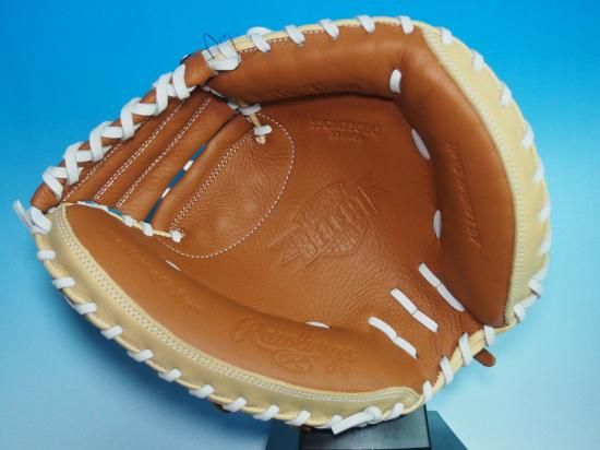 【新品未使用】ローリングス 硬式用キャッチャーミット33インチ キャメル 右投げ ○Rawlings ローリングス Select Series○硬式用 キャメル紺