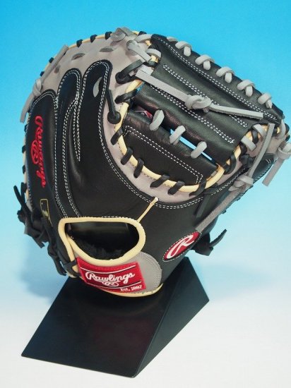 ○USA Rawlings Gamer ローリングス○硬式用 キャッチャーミット○黒グレー○右投用 33インチ○アメリカ輸入 -  アメリカ輸入野球用品専門店NEBARU