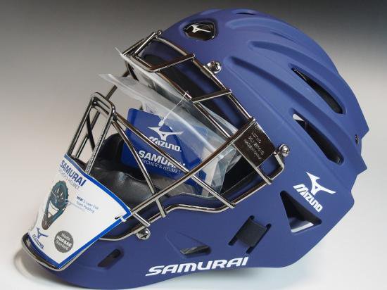 野球USAミズノSAMURAIG4ホッケー型ヘルメット硬式キャッチャーマスク ...