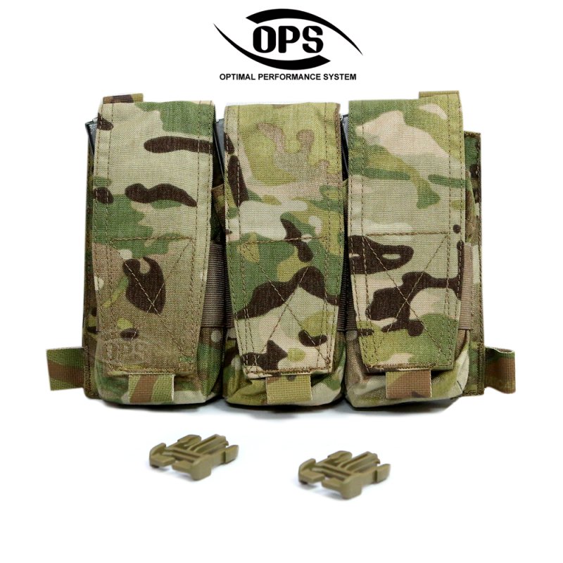 UR-TACTICAL OPS TRIPLE M4 MAG POUCH / PANEL - G.A.W.ウェブショップ