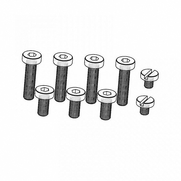 RETRO ARMS Set of screws for RetroArms gearboxes V2, SR25 , EL, MASADA -  G.A.W.ウェブショップ