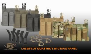 UR-TACTICAL OPS LASER CUT QUATTRO S.M.G MAG PANEL W/KEDYX INSERT.