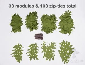 OAK MASTER Positive Space Modules Covert Green