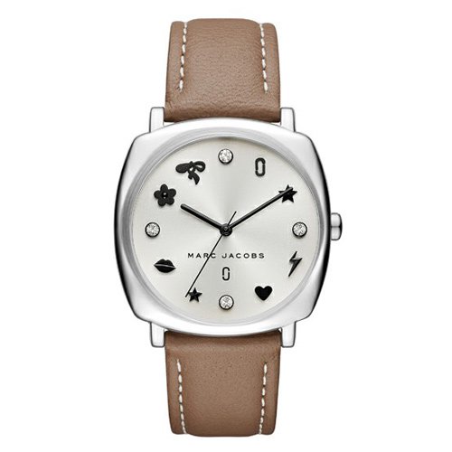 【即完売✨】マークジェイコブス 腕時計 ホワイトレザーダイアル×ピンクゴールドほぼ美品です目立った傷等はなく