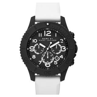 マークジェイコブス　メンズ腕時計　ロック　MBM5525　ブラック×ホワイト