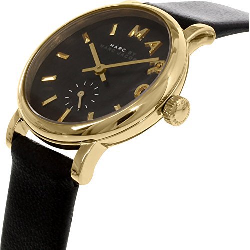 マークバイマークジェイコブス　時計/ベイカー/MBM1273/ブラック×ゴールド×ブラックレザーベルト -  マークジェイコブスの腕時計専門店のワールドワークショップ