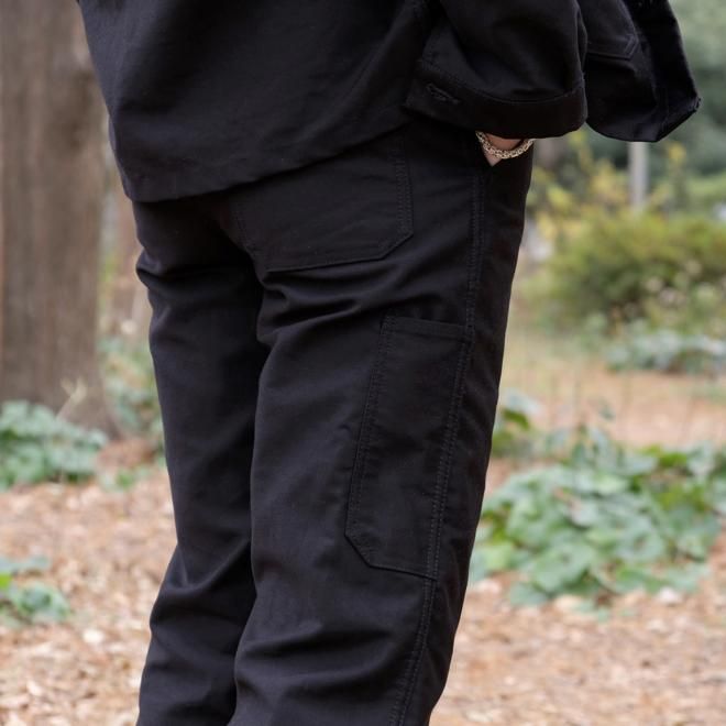 FRENCH WORKERS PANTS － BLACK MOLESKIN｜RayCoal｜公式通販｜