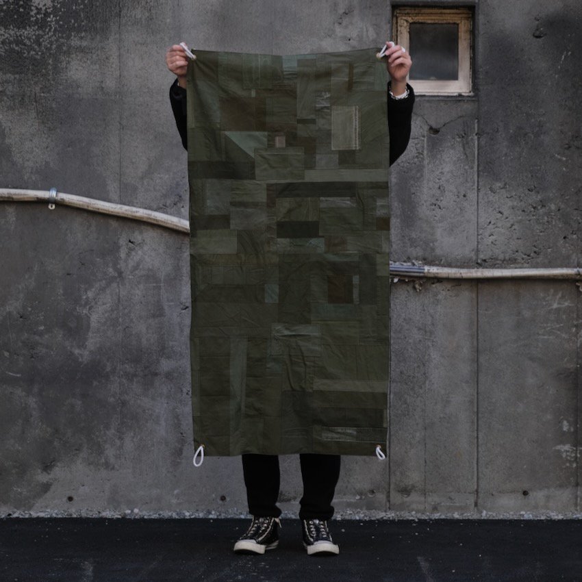 宅配便送料無料 DAY BLANKET L UPCYCLED US ARMY CLOTH - crumiller.com