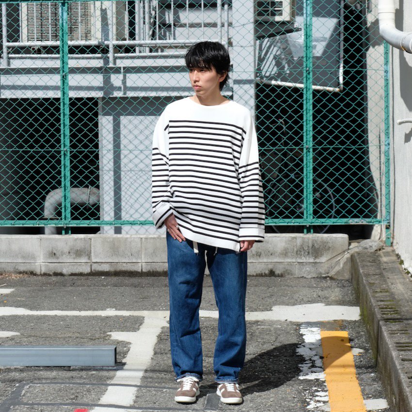 saby｜サバイ｜MILAN RIB BOAT NECK BORDER KNIT｜公式通販｜RAY COAL｜