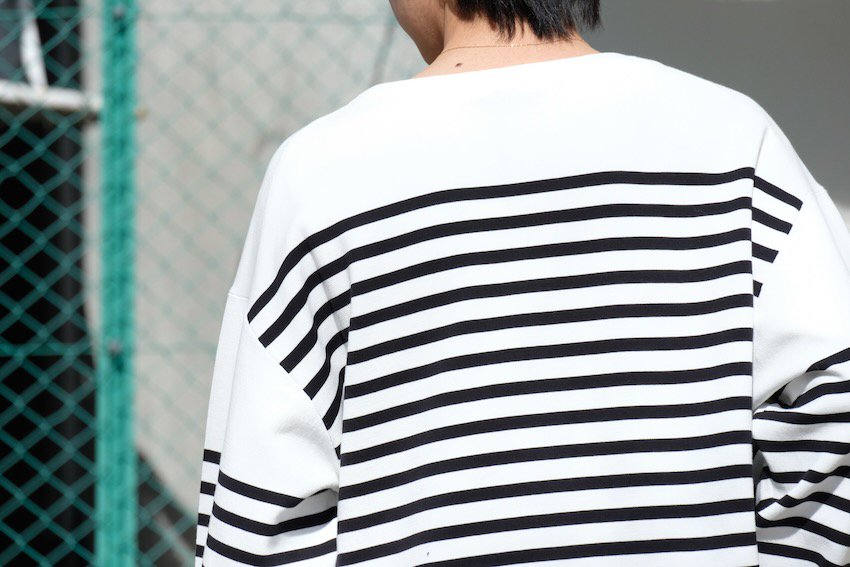 saby｜サバイ｜MILAN RIB BOAT NECK BORDER KNIT｜公式通販｜RAY COAL｜