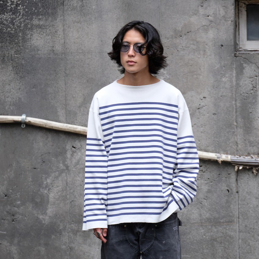 saby｜サバイ｜MILAN RIB BOAT NECK BORDER KNIT｜公式通販｜RAY COAL｜