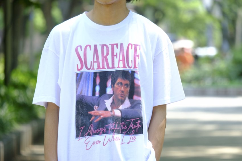 AMERICAN CLASSICS｜アメリカンクラシックス｜SCARFACE SS TEE - WHITE