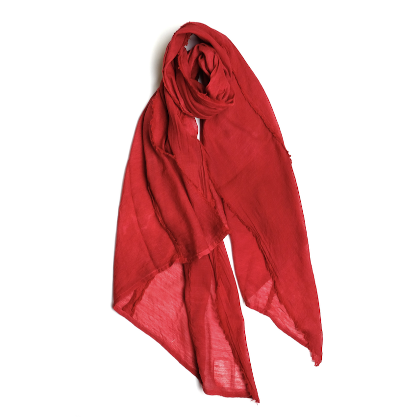 yoko sakamoto|ヨーコ サカモト|WOOL SILK SCARF - ABSTRACT|公式通販|RAY COAL|