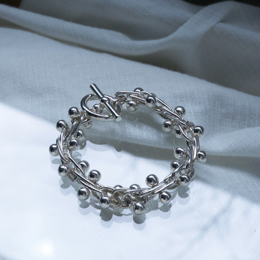 16,518円完売 FIFTH GENERAL Silver Beaded Bracelet