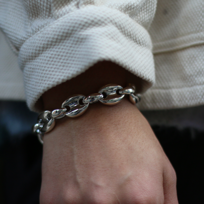 ティファニーSpecial-002 Silver Chain Bracelet 14mm