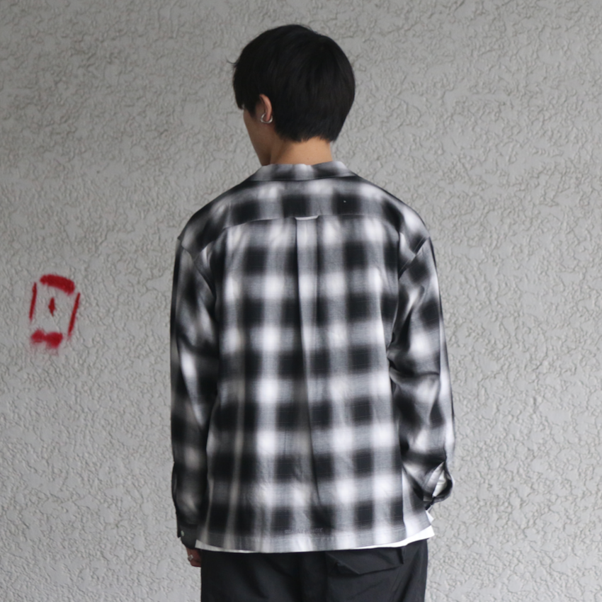 SEDAN ALL-PURPOSE｜セダンオールパーパス｜OMBRE PLAID OPEN COLLAR