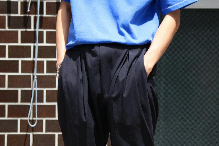 yoko sakamoto｜ヨーコ サカモト｜SUIT TAPERED TROUSERS ‐ RECYCLE