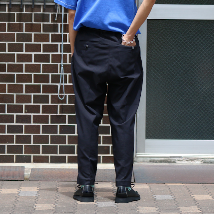 yoko sakamoto｜ヨーコ サカモト｜SUIT TAPERED TROUSERS ‐ RECYCLE