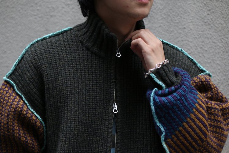 FILL THE BILL｜フィルザビル｜ZIP UP KNIT BLOUSON｜公式通販｜RAY COAL｜