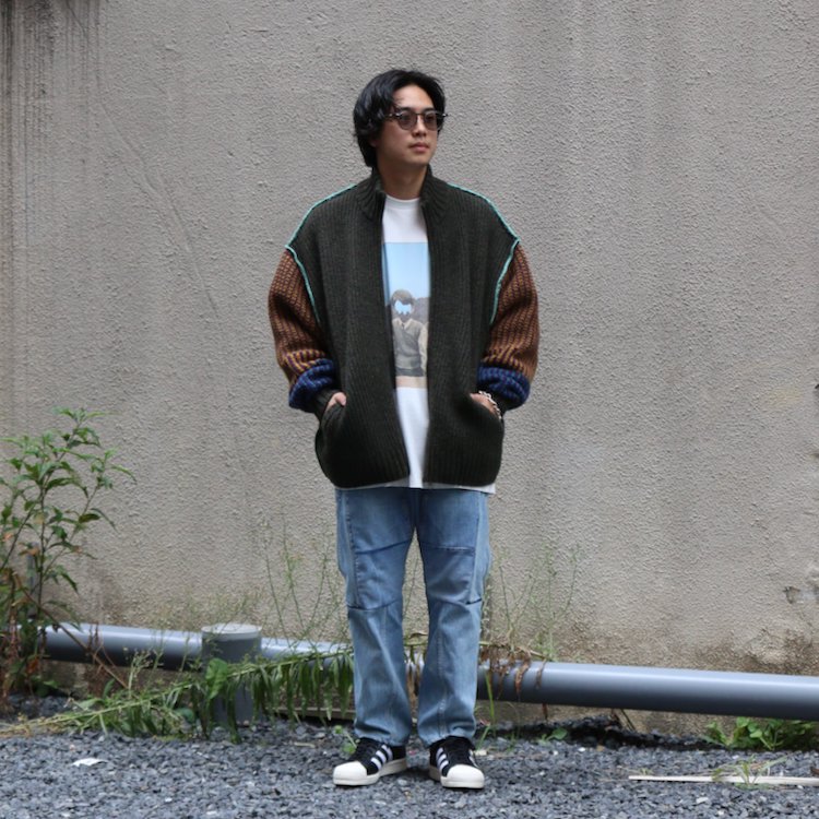 FILL THE BILL｜フィルザビル｜ZIP UP KNIT BLOUSON｜公式通販｜RAY COAL｜