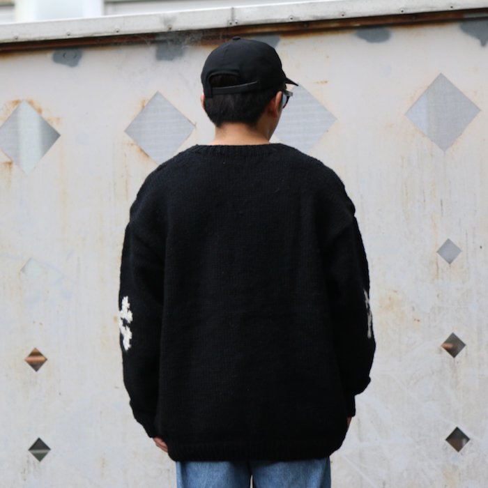 niche.MacMahon Knitting Mills｜マクマホン ニッティングミルズ｜Crew Neck Knit - Bowler Hat  Skull｜公式通販｜RAY COAL｜