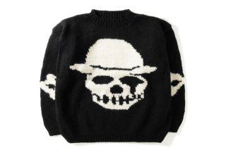 <img class='new_mark_img1' src='https://img.shop-pro.jp/img/new/icons6.gif' style='border:none;display:inline;margin:0px;padding:0px;width:auto;' />niche.MacMahon Knitting Mills - Crew Neck Knit - Bowler Hat Skull