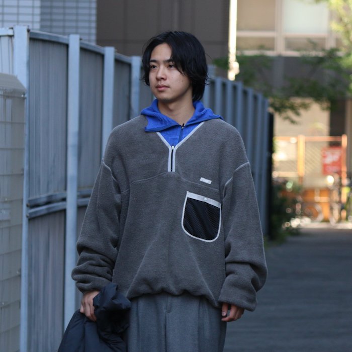 INNAT｜インアット｜HAND DYED FLEECE PULLOVER｜公式通販｜RAY COAL｜