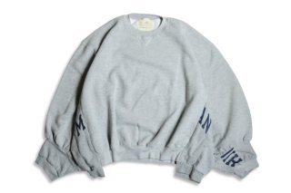 <img class='new_mark_img1' src='https://img.shop-pro.jp/img/new/icons6.gif' style='border:none;display:inline;margin:0px;padding:0px;width:auto;' />77circa circa make wide cutback sweat top - GRAY