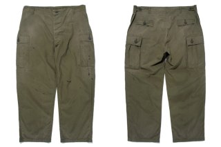 <img class='new_mark_img1' src='https://img.shop-pro.jp/img/new/icons6.gif' style='border:none;display:inline;margin:0px;padding:0px;width:auto;' />BOWWOW JUNGLE FATIGUE CARGO PANTS - C/#OD OIL DAMAGED