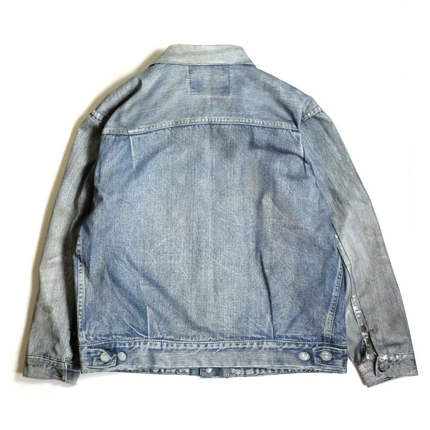 TOLQ|トルク|TROMPE I'OEIL TYPE2 DENIM JACKET|RAY COAL TOLQ|トルク|TROMPE I'OEIL TYPE2 DENIM JACKET|RAY COAL