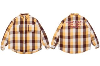 <img class='new_mark_img1' src='https://img.shop-pro.jp/img/new/icons6.gif' style='border:none;display:inline;margin:0px;padding:0px;width:auto;' />BOWWOW GALAXY SYRUP FLANNEL SHIRTS